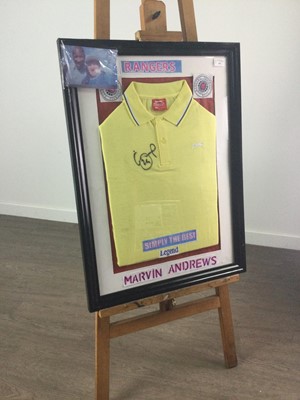 Lot 491 - A MARVIN ANDREWS SIGNED POLO