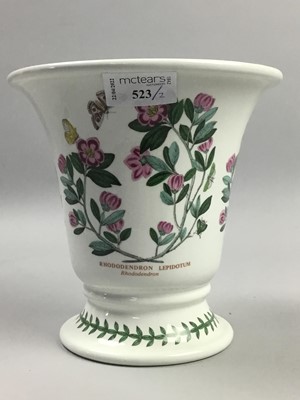 Lot 523 - A PORTMEIRION TRUMPET VASE