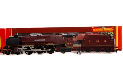Lot 920 - A HORNBY R305 LMS CORONATION CLASS 'DUCHESS OF ABERCORN' LOCOMOTIVE AND TENDER