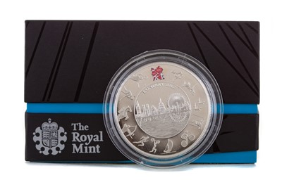 Lot 151 - THE OFFICIAL LONDON 2012 OLYMPIC £5 SILVER PROOF PIEDFORT COIN