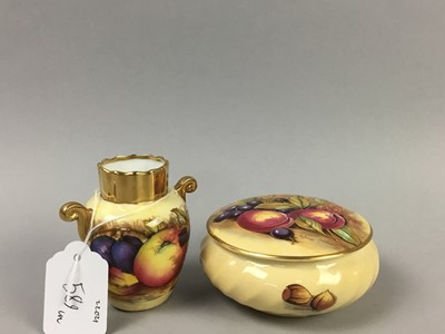 Lot 589 - A ROYAL DOULTON SERIES WARE TEAPOT ALONG WITH OTHER DECORATIVE CERAMICS