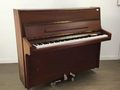 Lot 584 - A KNIGHT UPRIGHT PIANO