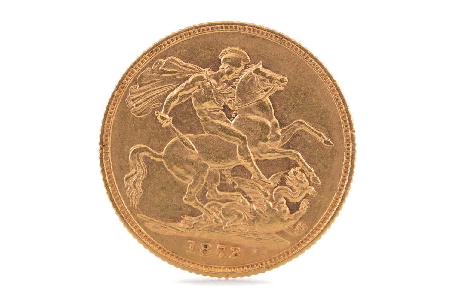 Lot 84 - A VICTORIA GOLD SOVEREIGN DATED 1872