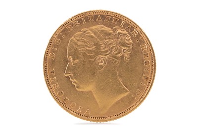 Lot 84 - A VICTORIA GOLD SOVEREIGN DATED 1872