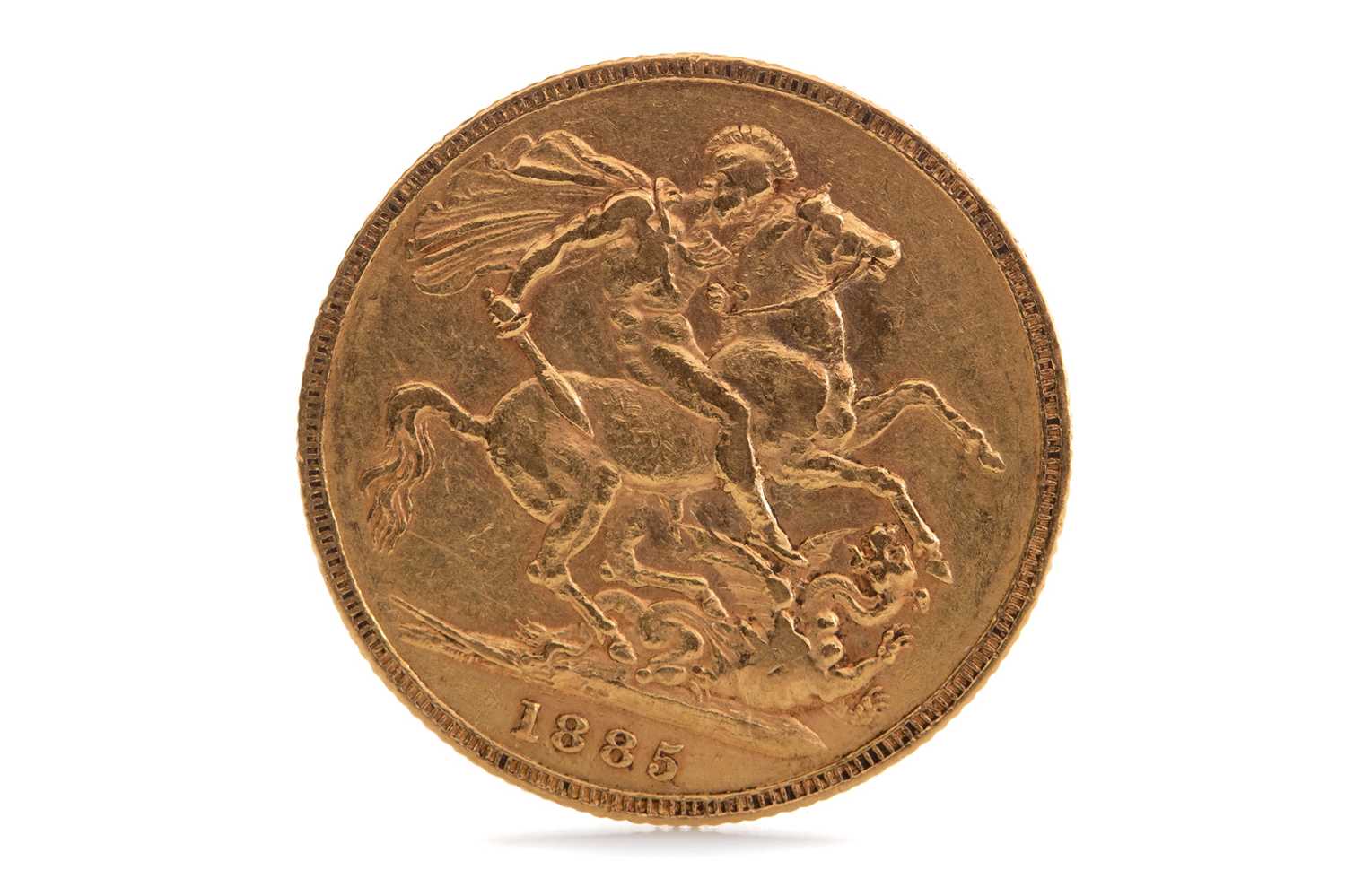 Lot 87 - A VICTORIA GOLD SOVEREIGN DATED 1885