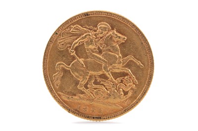 Lot 90 - A VICTORIA GOLD SOVEREIGN DATED 1892