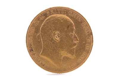 Lot 99 - AN EDWARD VII GOLD SOVEREIGN DATED 1906