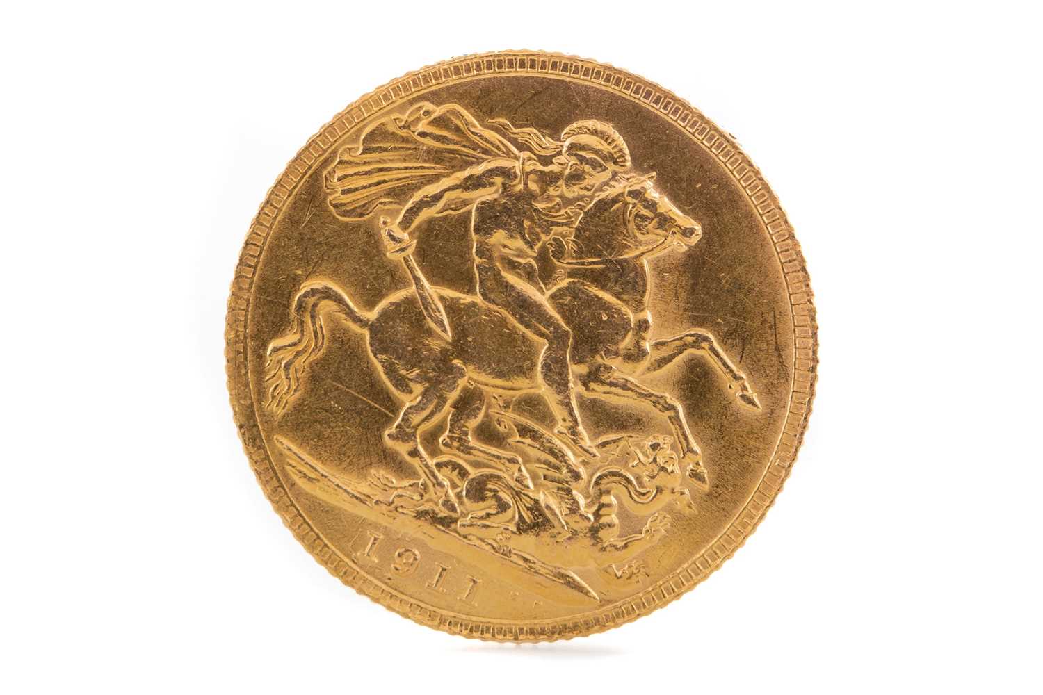 Lot 107 - A GEORGE V GOLD SOVEREIGN DATED 1911