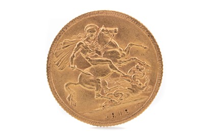 Lot 112 - A GEORGE V GOLD SOVEREIGN DATED 1912