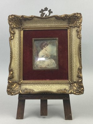 Lot 622 - A COLLECTION OF PORTRAIT AND PICTURE MINIATURES AND OTHER OBJECTS