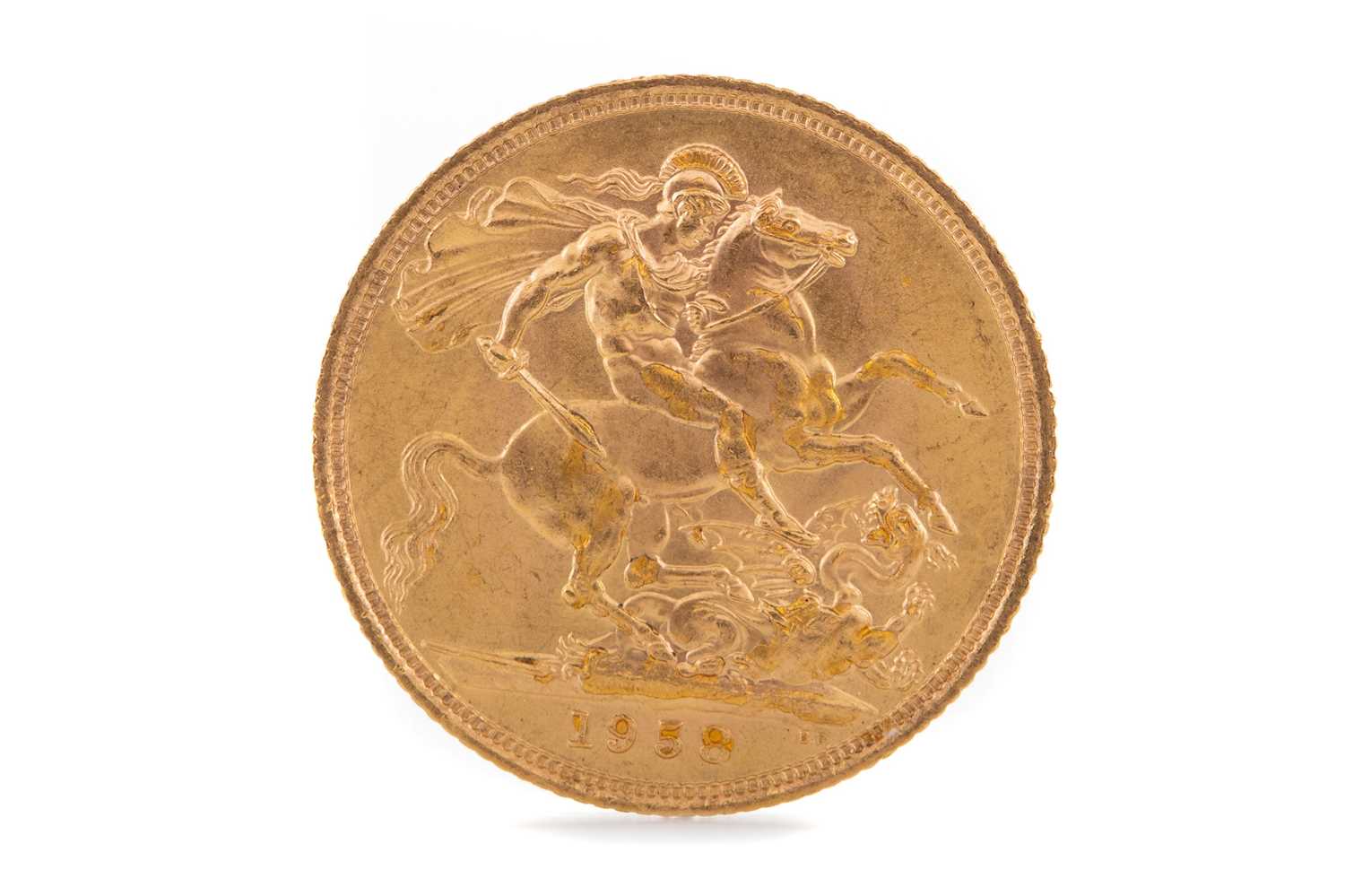 Lot 127 - AN ELIZABETH II GOLD SOVEREIGN DATED 1958