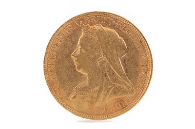 Lot 132 - A VICTORIA GOLD SOVEREIGN DATED 1895