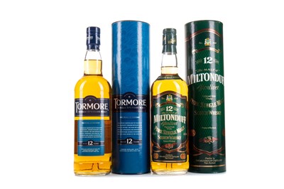 Lot 226 - TORMORE 12 YEAR OLD AND MILTONDUFF 12 YEAR OLD