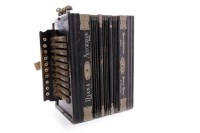 Lot 1215 - DIANA ONE ROW FOUR VOICE MELODEON belonging to...