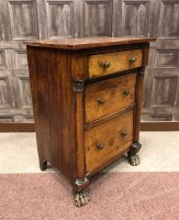 Lot 1225 - 19TH CENTURY DUTCH MAHOGANY AND OAK BEDSIDE...