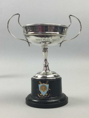 Lot 692 - A COLLECTION OF SILVER AND PLATED TROPHY CUPS