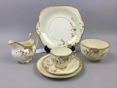 Lot 695 - A GROSVENOR CHINA HALF TEA SERVICE