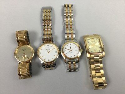 Lot 20 - A LOT OF FOUR GENTLEMAN'S FASHION WATCHES