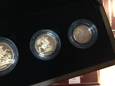 Lot 187 - THE ELIZABETH II 2008 SOVEREIGN FOUR COIN COLLECTION
