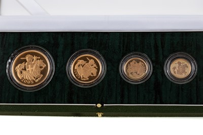 Lot 185 - THE ELIZABETH II 2005 GOLD PROOF FOUR COIN SOVEREIGN COLLECTION