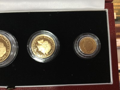 Lot 181 - THE ELIZABETH II 2004 BRITANNIA GOLD PROOF FOUR COIN COLLECTION