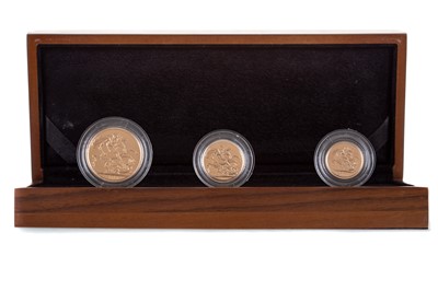 Lot 186 - THE  ELIZABETH II 2011 SOVEREIGN THREE COIN COLLECTION