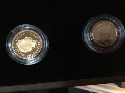Lot 189 - THE ELIZABETH II 2009 GOLD PROOF SOVEREIGN THREE COIN COLLECTION
