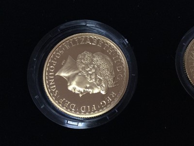 Lot 184 - THE 2006 BRITANNIA GOLD PROOF FOUR COIN SET