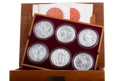 Lot 194 - THE GREAT SEALS OF THE REALM FINE SILVER SIX COIN COLLECTION