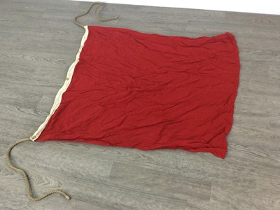 Lot 127 - A GROUP OF FLAGS