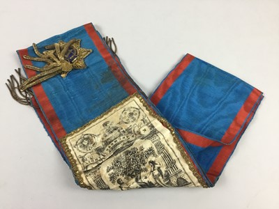 Lot 18 - A LOT OF TWO MASONIC SASHES