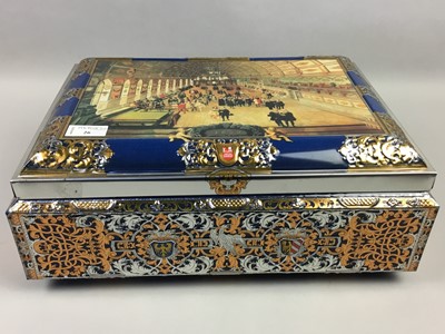 Lot 26 - A COLLECTION OF NINE TINS AND BOXES