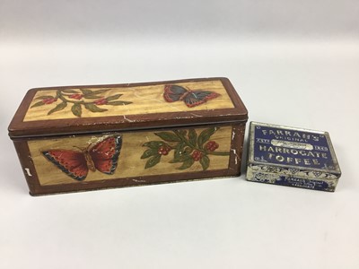 Lot 26 - A COLLECTION OF NINE TINS AND BOXES