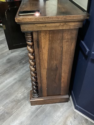 Lot 741 - A VICTORIAN ROSEWOOD CHIFFONIER