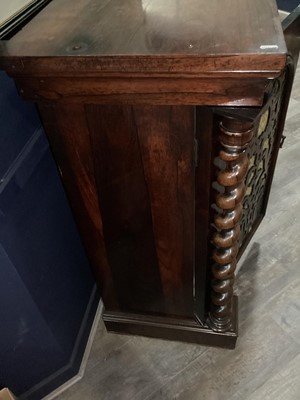 Lot 741 - A VICTORIAN ROSEWOOD CHIFFONIER