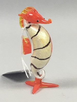 Lot 46 - A SMALL LOT OF MURANO GLASS MODELS