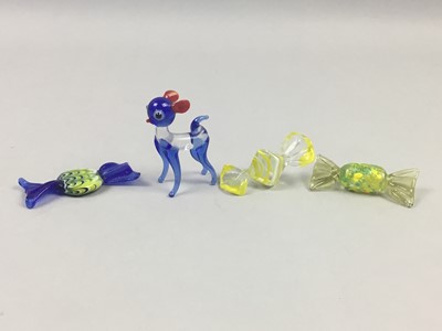 Lot 46 - A SMALL LOT OF MURANO GLASS MODELS