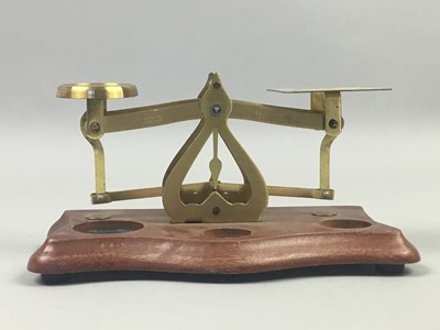 Lot 52 - A SET OF POSTAGE SCALES AND OTHER ITEMS