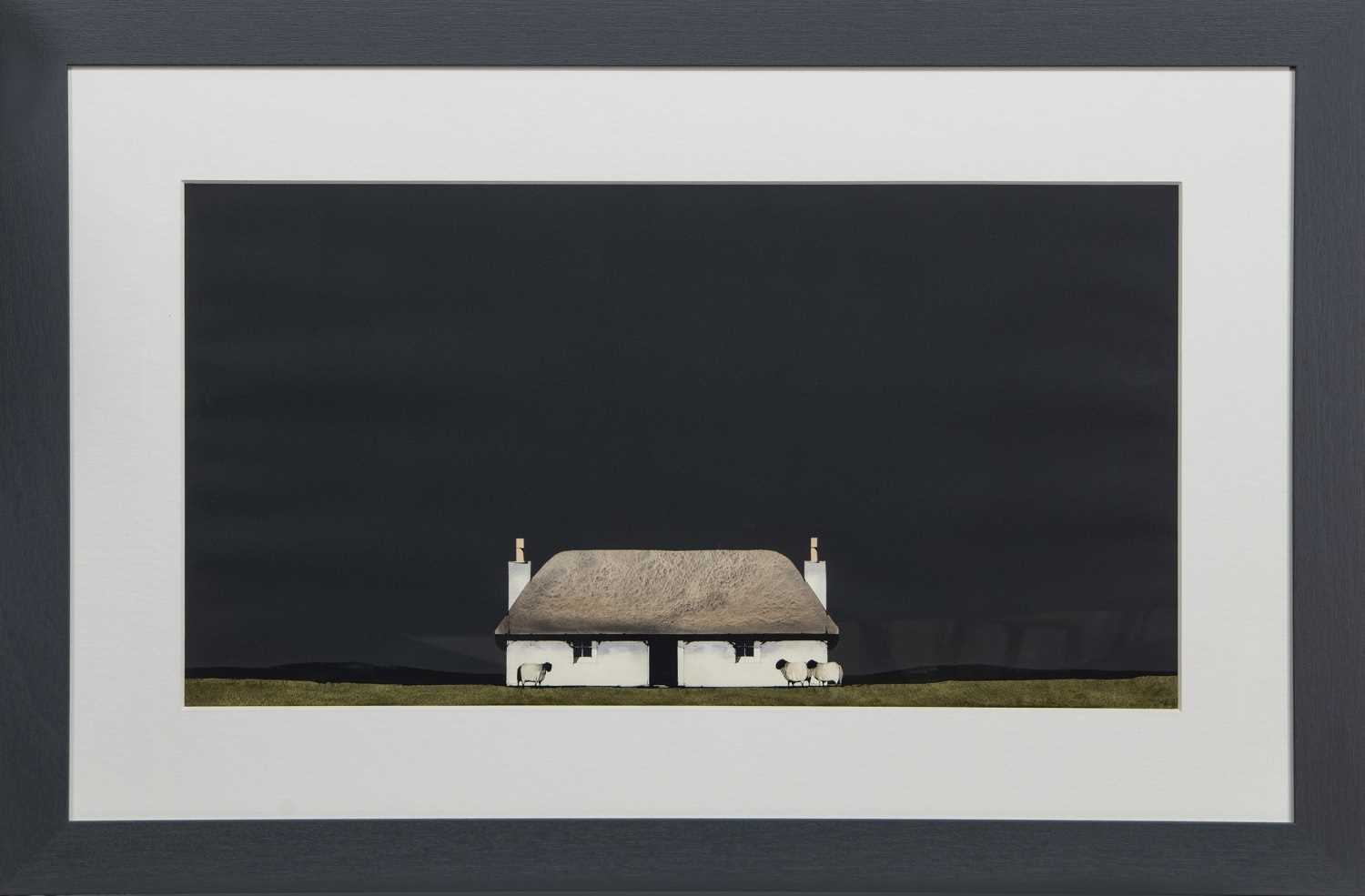 Lot 116 - CAIRINIS, NORTH UIST II, A WATERCOLOUR BY RON LAWSON