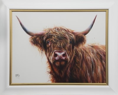 Lot 113 - HOLLY,  A LARGE OIL BY GEORGINA MCMASTER