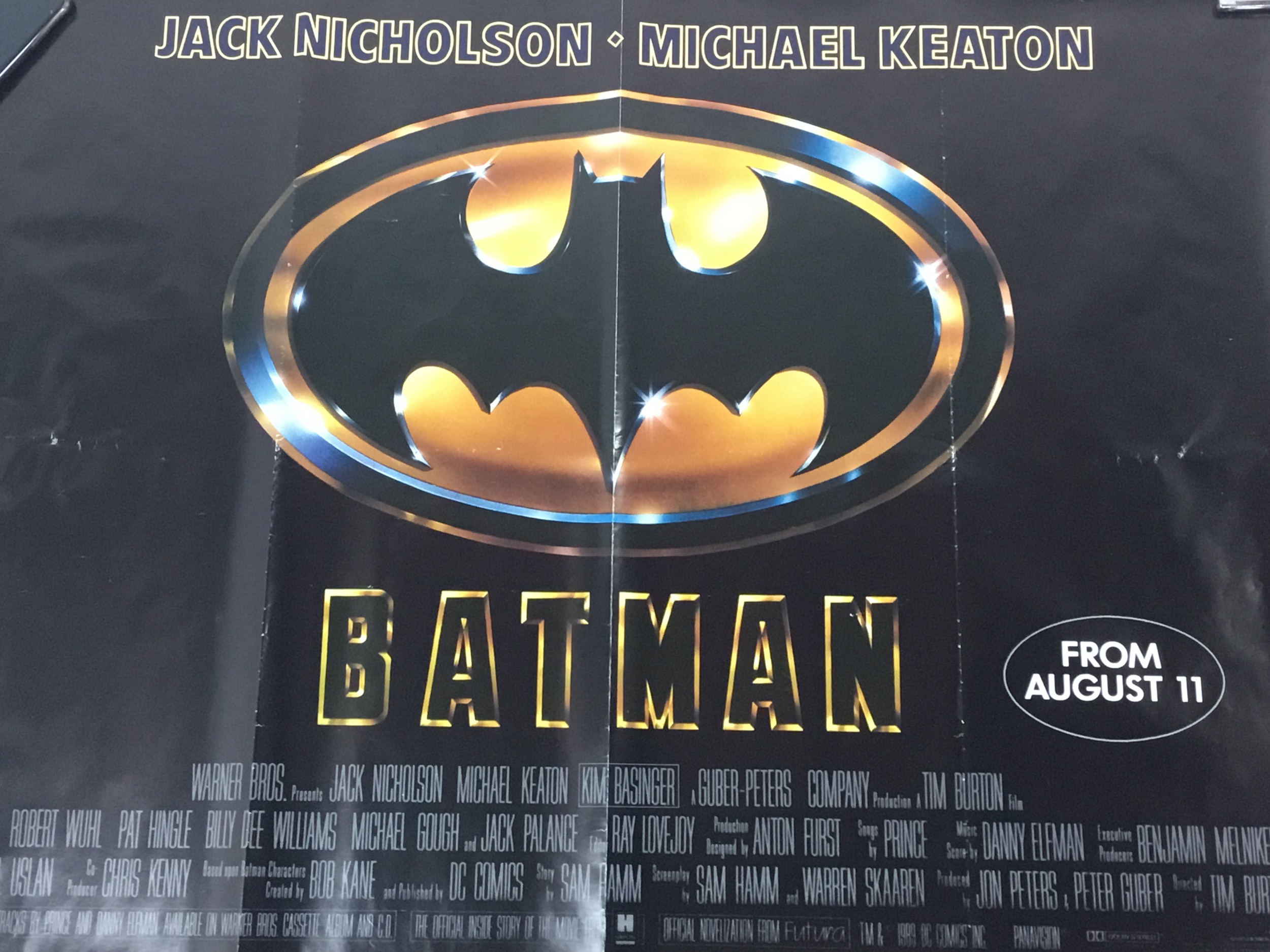 Lot 58 - BATMAN RETURNS AND THE BATMAN QUAD FILM