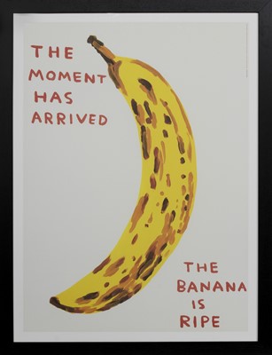 Lot 133 - THE MOMENT HAS ARRIVED, A LITHOGRAPH BY DAVID SHRIGLEY
