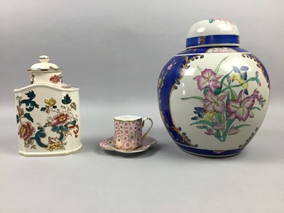 Lot 14 - A CARLTON WARE ROUGE ROYALE GINGER JAR, AND OTHER CERAMICS