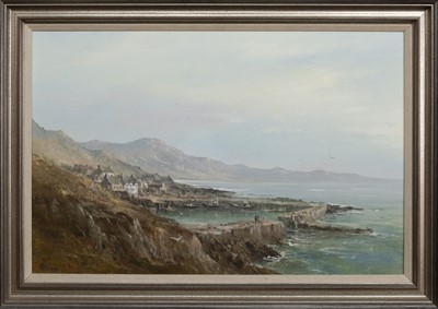 Lot 150 - A SAFE HAVEN, AN OIL BY ALFRED ALLAN