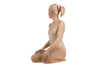 Lot 151 - KATE KNEELING, A SCULPTURE BY WALTER AWLSON