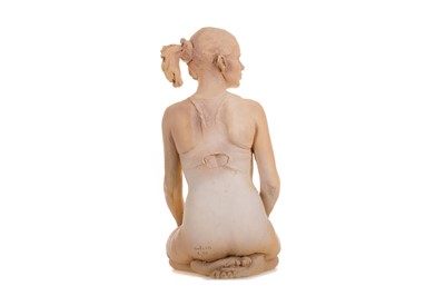 Lot 151 - KATE KNEELING, A SCULPTURE BY WALTER AWLSON