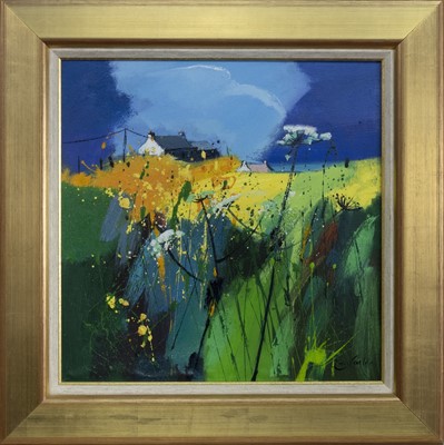 Lot 148 - GIANT HOGWEED, AN OIL BY PAM CARTER