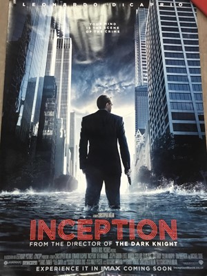 Lot 95 - A HELL BOY II AND INCEPTION QUAD FILM POSTER