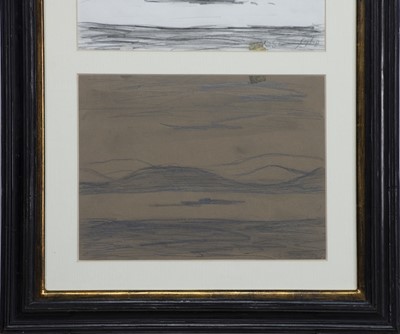 Lot 70 - MOOD OF THE NORTH, A PENCIL DRAWING BY  L S LOWRY