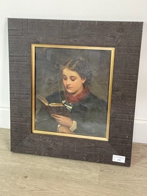 Lot 330 - A PORTRAIT OF A YOUNG FEMALE